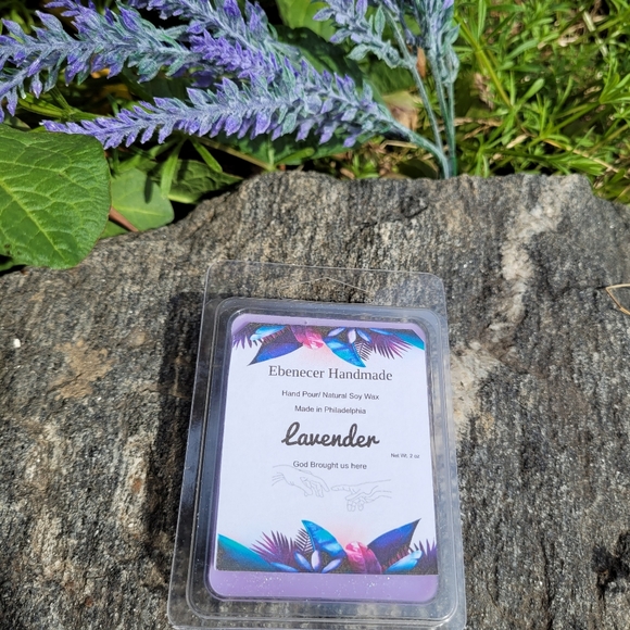 Lavender Wax melts,  Hand pour, Coconut wax blend - Picture 3 of 4